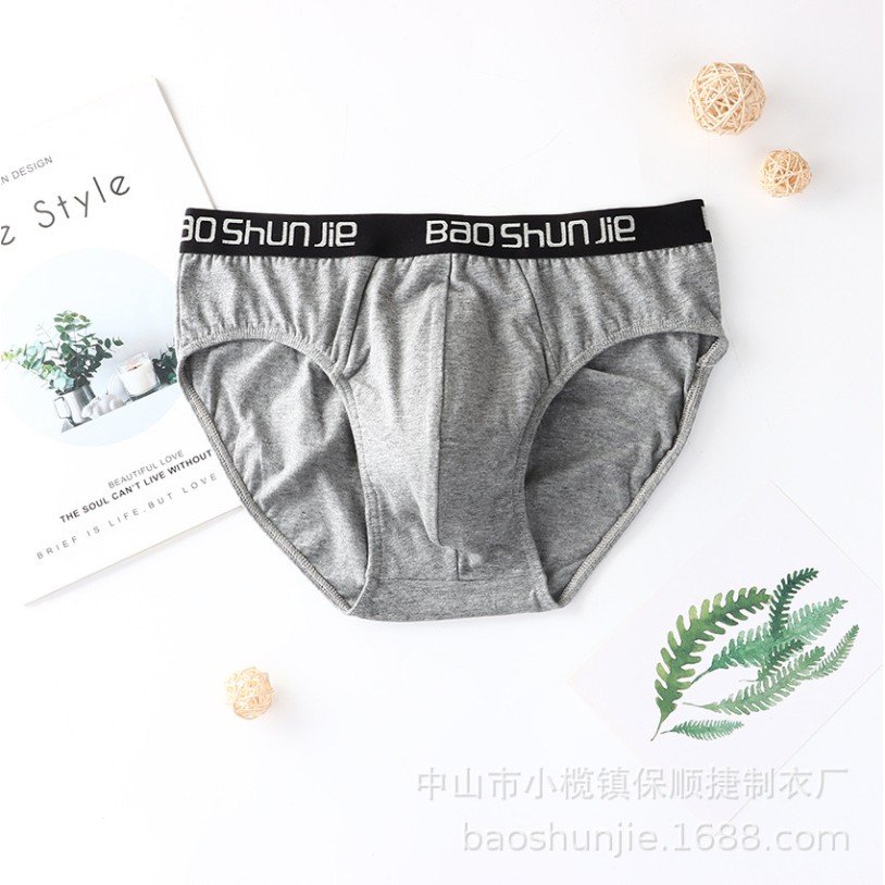 [1 CHIẾC] Quần sịp tam giác thun cotton chất vải dày dặn, co giãn 4 chiều[ Cạp ngẫu nhiên]