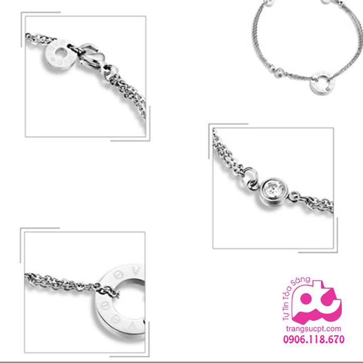 Lắc chân titan nữ cao cấp bảo hành không đen - SY_LC_46 | BigBuy360 - bigbuy360.vn