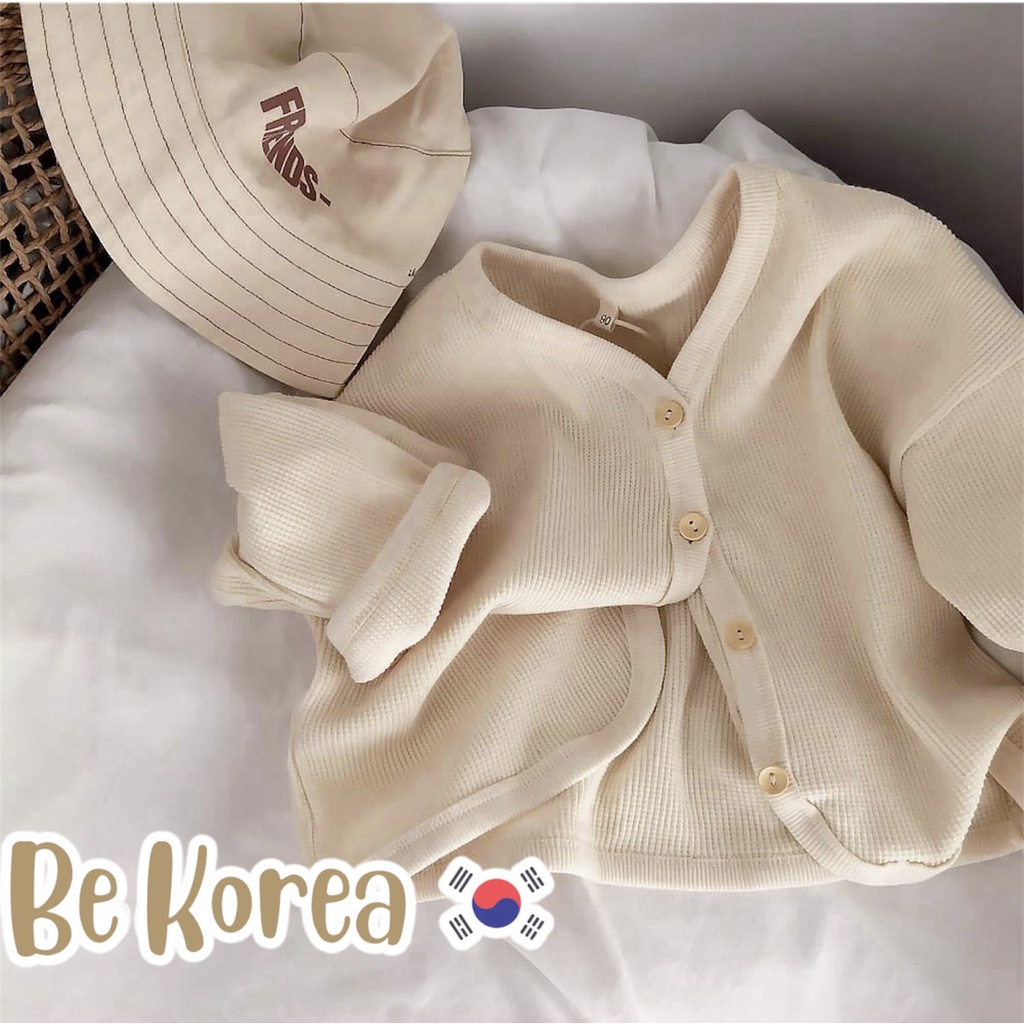 Áo khoác cadigan thu đông BE KOREA cho bé trai/bé gái từ 7-33kg