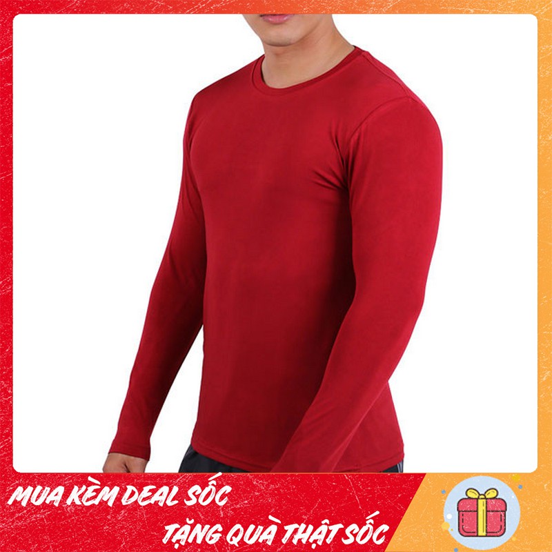 Áo thun tay dài body FitMe - Áo giữ nhiệt nam, chống nắng đá bóng nam- Kiểu dáng đơn giản, thấm hút tốt | BigBuy360 - bigbuy360.vn