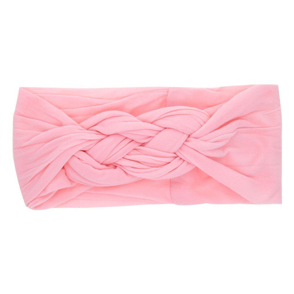 Băng Đô Bện Sợi Nylon Cài Đầu Cho Bé Sơ Sinh