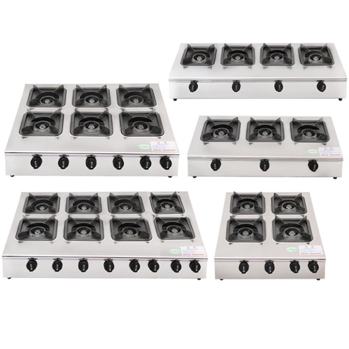 Bếp gas nấu mì cay 4 họng, 4 cửa