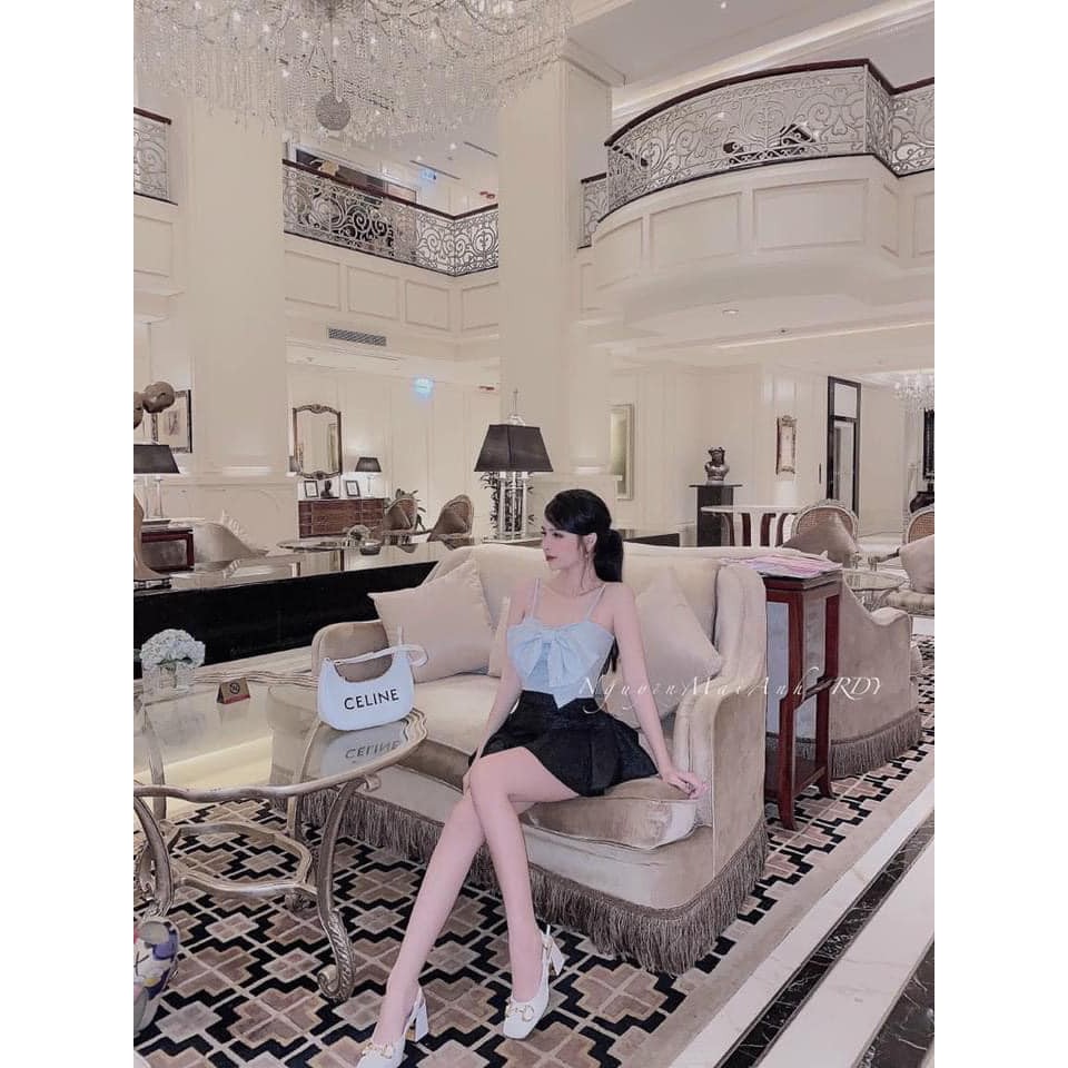 [Mã FAGREEN245 giảm 10% tối đa 30K đơn 99K] Giày Sandal Quảng Châu Mũi Vuông Tag Vàng Cao Cấp | BigBuy360 - bigbuy360.vn