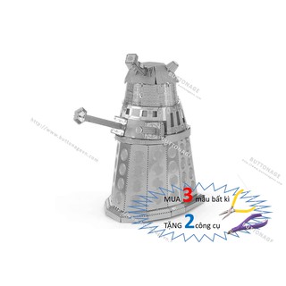 Mô Hình Lắp Ghép kim Loại 3D Robot tự hành Dalek
