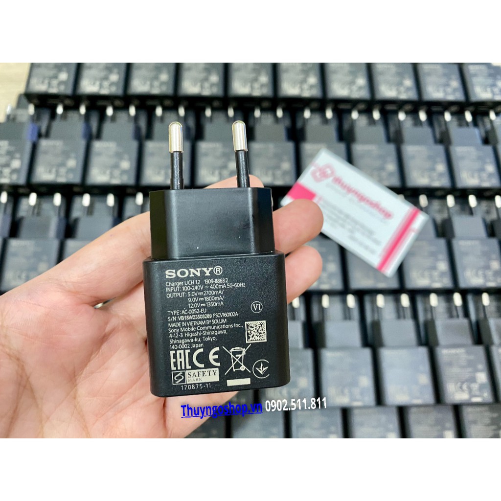 Bộ sạc nhanh UCH12+UCB20 bóc máy chính hãng Sony