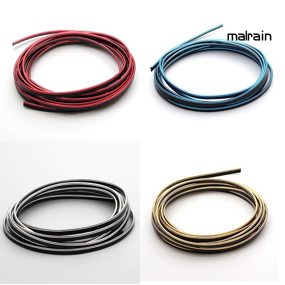 Dây Dán Trang Trí Nội Thất Xe Hơi Bằng Crom Dài 5m Tiện Dụng