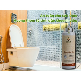 Nước Vệ Sinh Bồn Cầu Hữu Cơ Eco-Enzyme 500ml An Toàn Cho Da Bảo Vệ Trẻ Em Tốt Cho Sức Khỏe