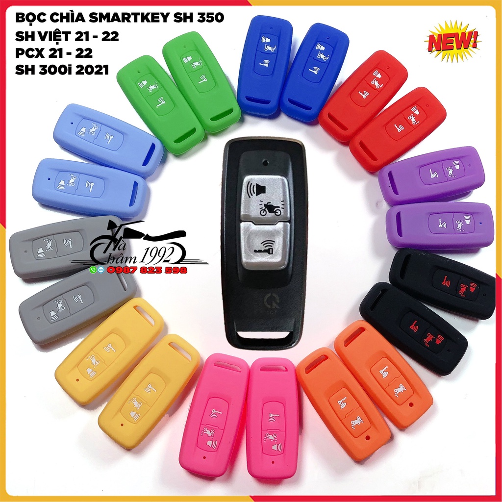 Bọc Chìa Khóa Smartkey SH Việt 2021 - 2022 125/150 ( Loại 2 Nút ) - Bọc Silicon Smartkey SH Việt