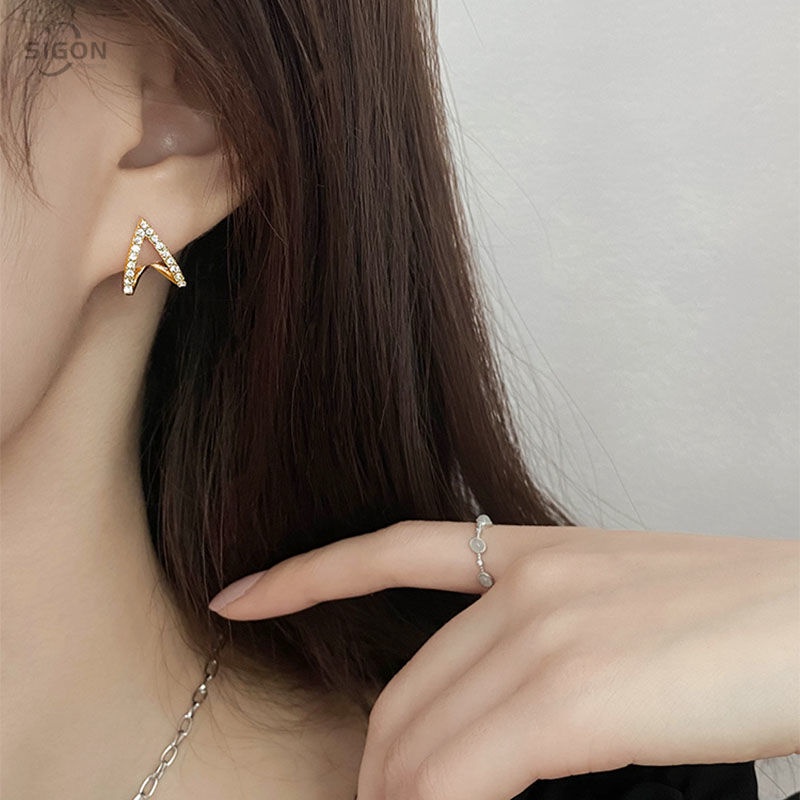 Bông Tai Hình Trái Tim / Bướm / Trái Tim Xinh Xắn Cho Nữ