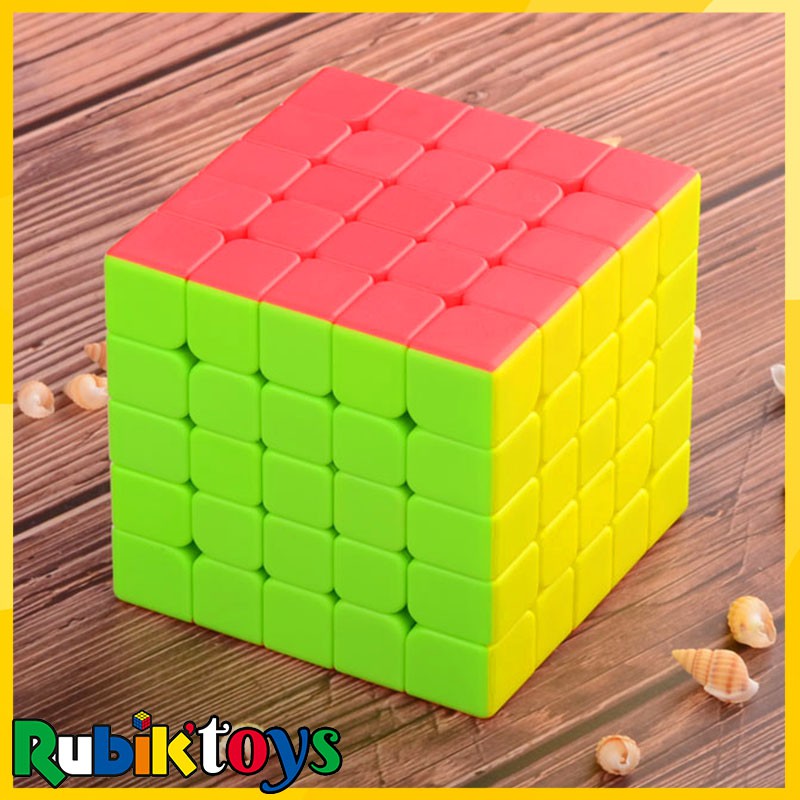 Rubik 5x5 Xoay Trơn, Mượt, Không Rít 🔥 Rubic 5x5 MoYu QiYi Cube Stickerless Đồ Chơi Xếp Hình Trí Tuệ