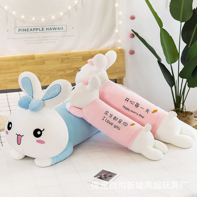 Thỏ Nhồi Bông Dáng Dài Xinh Xắn Đáng Yêu