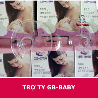 Combo 2 bộ trợ ti silicon siêu mềm cho mẹ GB BaBy - Bộ 2 núm