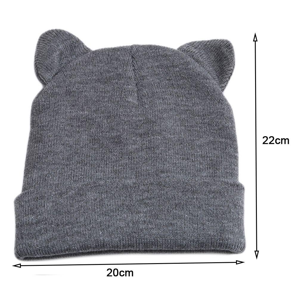 Mũ Beanie Dệt Kim Đáng Yêu Thời Trang Orentlii