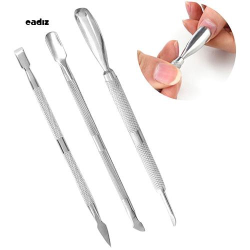 Bộ 3 dụng cụ hỗ trợ cắt bỏ biểu bì da chết bằng thép không gỉ chất lượng cao
