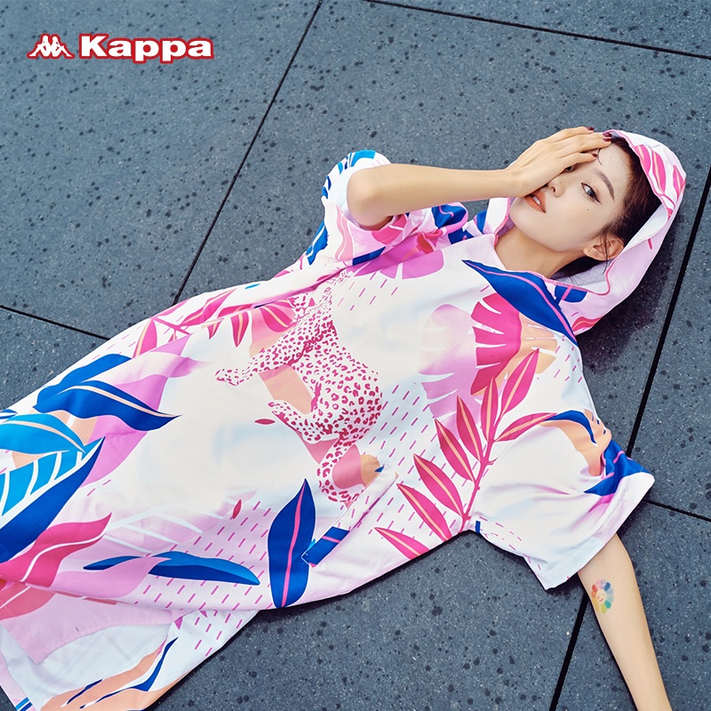 Kappa Áo Choàng Đi Biển Lướt Sóng Trọng Lượng Nhẹ Nhanh Khô Cho Nam Nữ