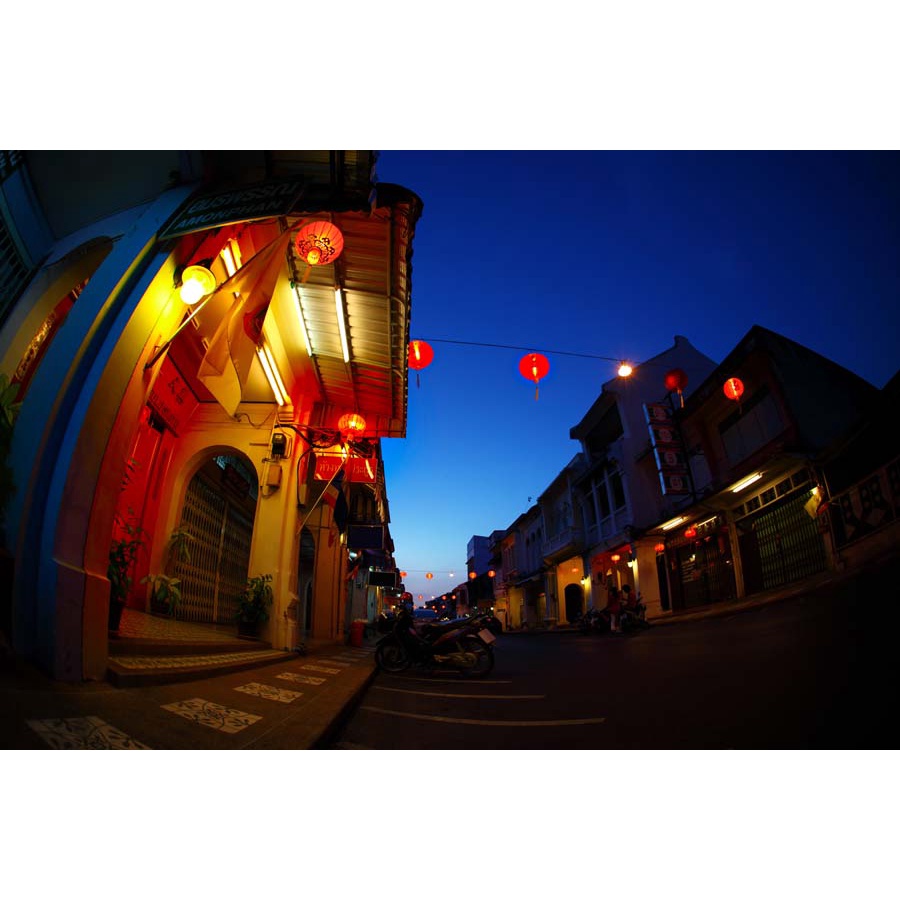 Tranh dán tường Đà Nẵng, Hội An 3D Chất liệu lụa 3D, xé không rách, lau chùi thoải mái, hình ảnh siêu sắc nét, không nh