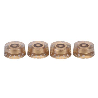 SQC 4pcs Speed Volume Tone Control Knobs for Gibson Les Paul Guitar Replacement Electric Guitar Parts White