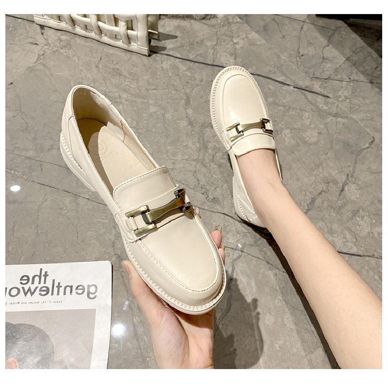 Giày Da Đế Bằng Phong Cách Anh Quốc Cổ Điển Thời Trang Cho Nữ Phong Cách Anh Quốc 2021 Size 41-43