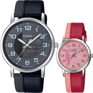Đồng hồ cặp đôi Nam-Nữ dây da Casio - Hàng nhập khẩu chính hãng - Bảo hành 1 năm