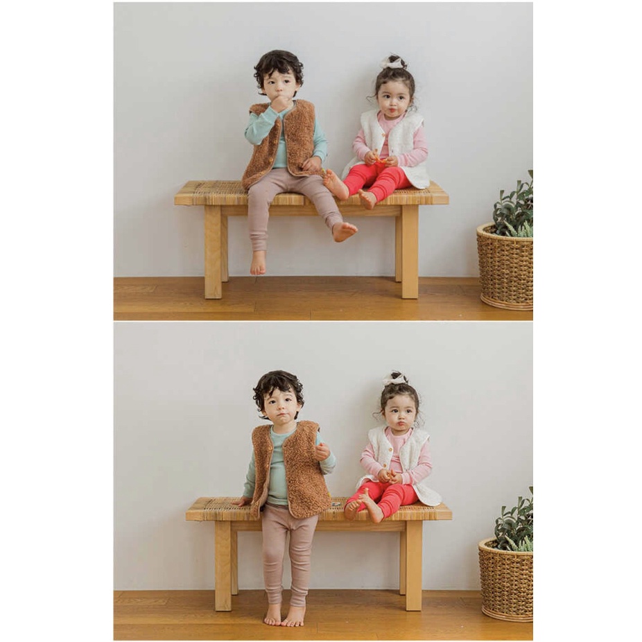 Áo Gi-lê Cao Cấp Hàn Quốc cho trẻ em, mẫu Lông rất xinh.  Áo gi-lê cao cấp hãng #Cordii #Hàn_Quốc cho bé.