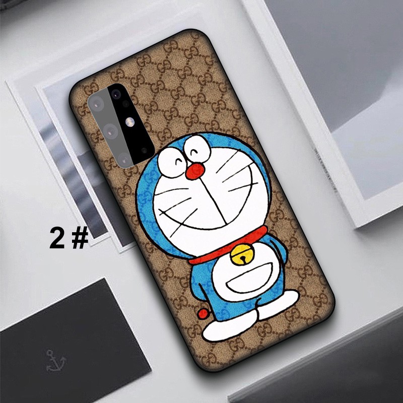 Samsung Galaxy S10 S9 S8 Plus S6 S7 Edge S10+ S9+ S8+ Protective Soft TPU Case MA16 Doraemon x Guci Pattern Cool Casing Soft Case