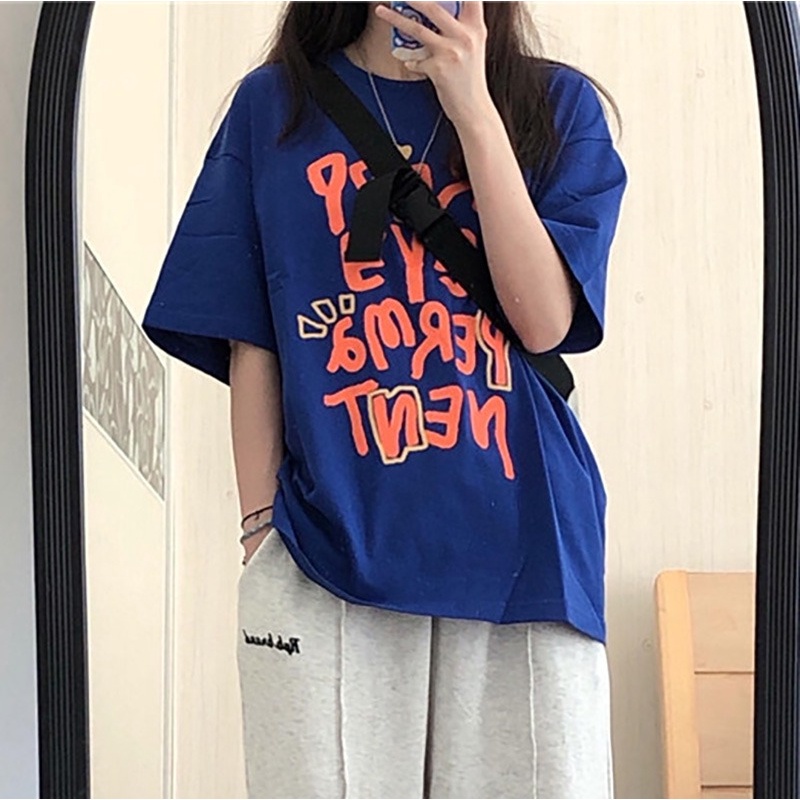 Áo Thun Ngắn Tay Form Rộng Phong Cách Hàn Quốc Dành Cho Nữ 3XL