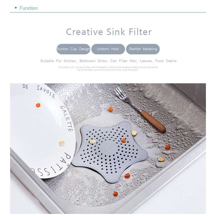 Nắp lọc rác chống tắc nghẽn ống thoát nước bồn rửa chén