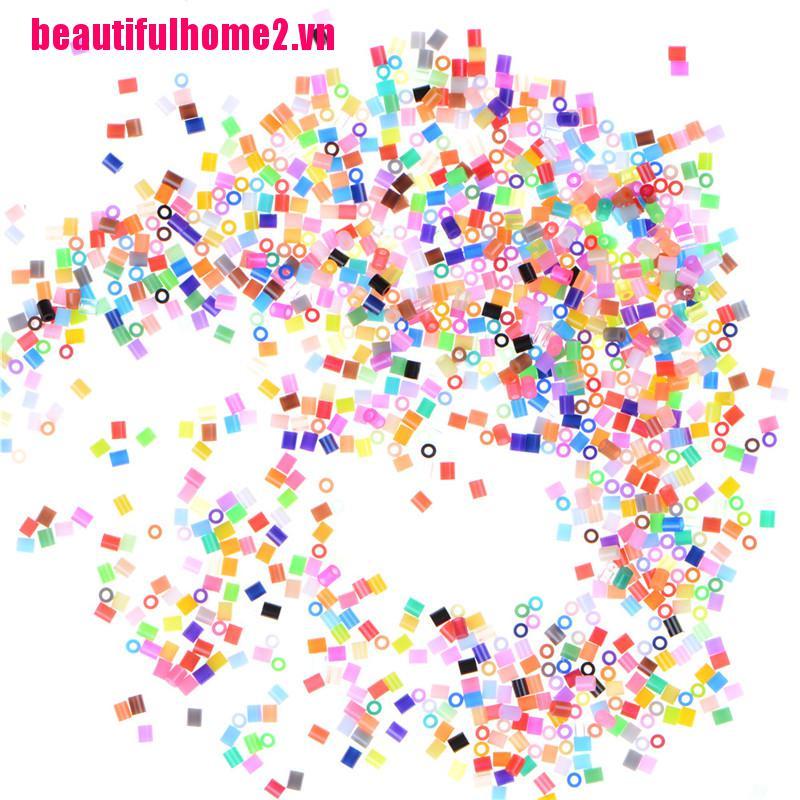 Bộ 1000 Hạt Nhựa Nhiều Màu Sắc Kích Thước 2.6mm