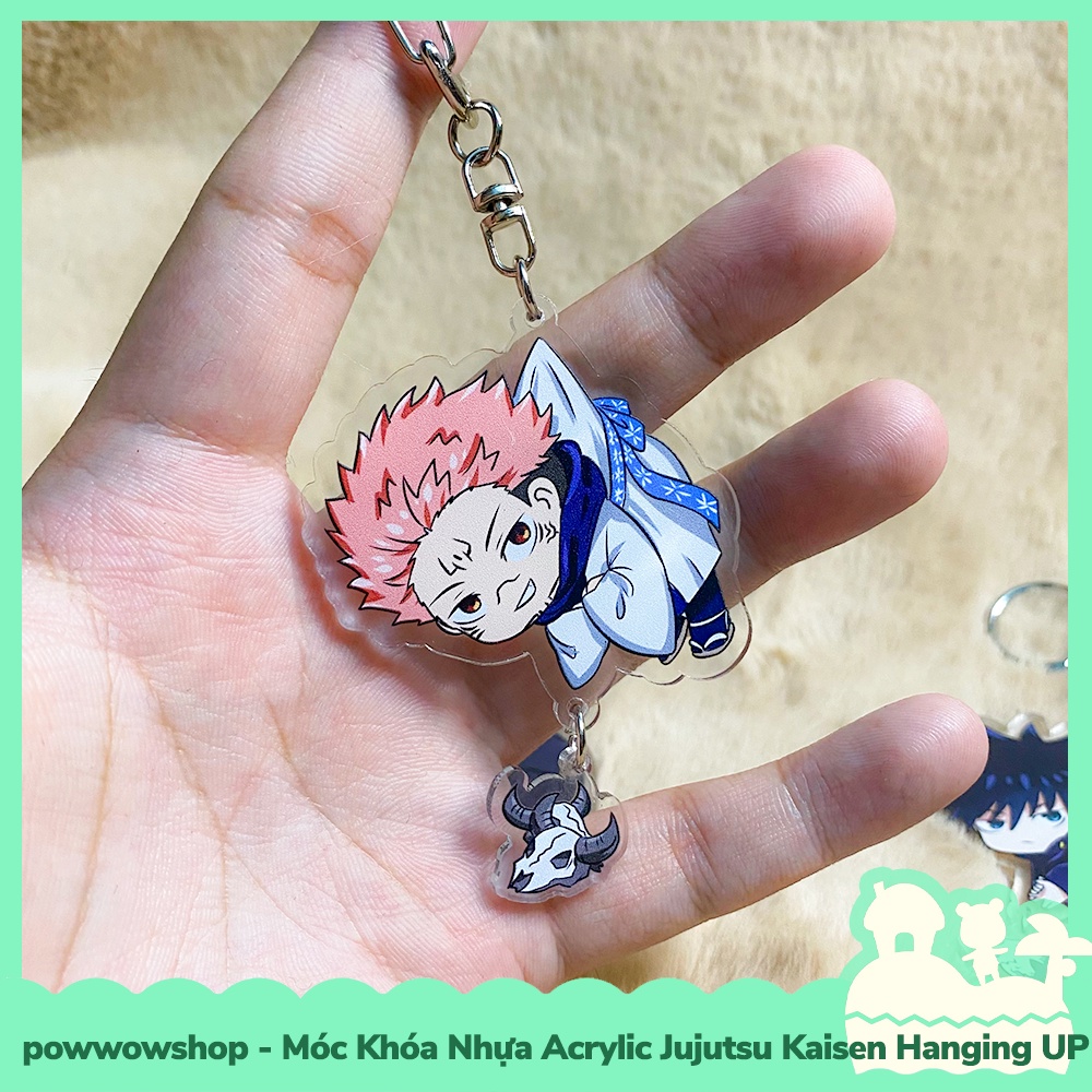 Móc Khóa Nhựa Acrylic Trong Suốt Jujutsu Kaisen Hanging UP