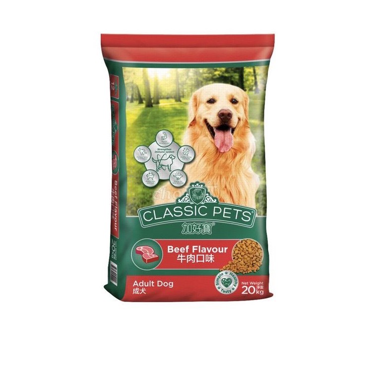 THỨC  ĂN HẠT DÀNH CHO CHÓ TRƯỞNG THÀNH CLASSIC PETS 20KG