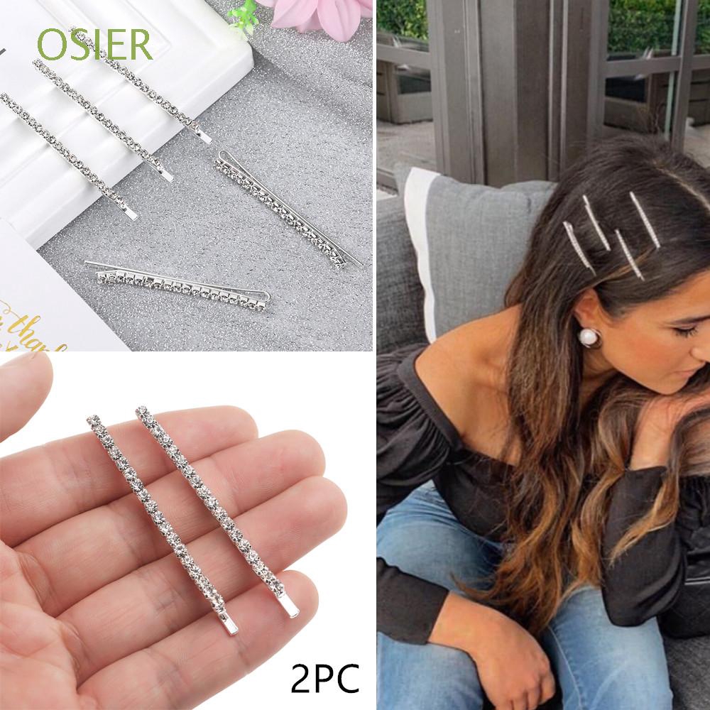 Kẹp tóc đính pha lê lấp lánh phong cách Hàn Quốc cho nữ