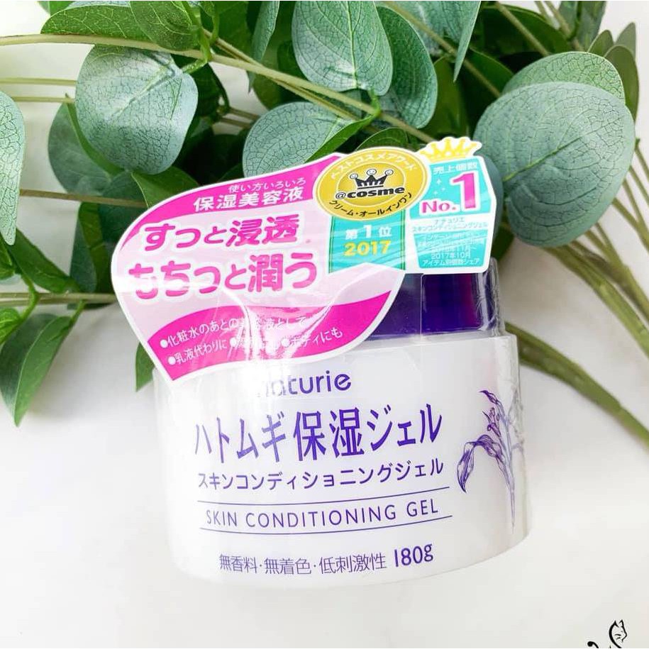Dưỡng ẩm Naturie ý dĩ - Naturie kem dưỡng Ý Dĩ Dạng Gel 180gr - Nhật Bản
