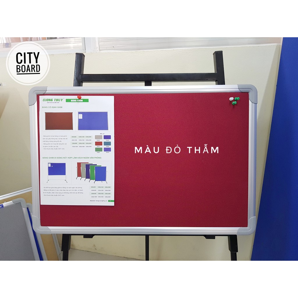 Bảng ghim tài liệu , KT: 40x60cm, 60x80cm  dòng Standard - Bảng Cường Thúy,