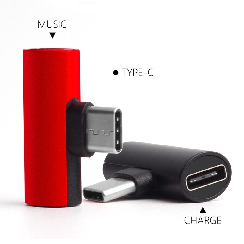 Đầu chuyển đổi từ jack Type-C sang cổng 3.5mm và cổng Type-C 2 trong 1 tiện dụng