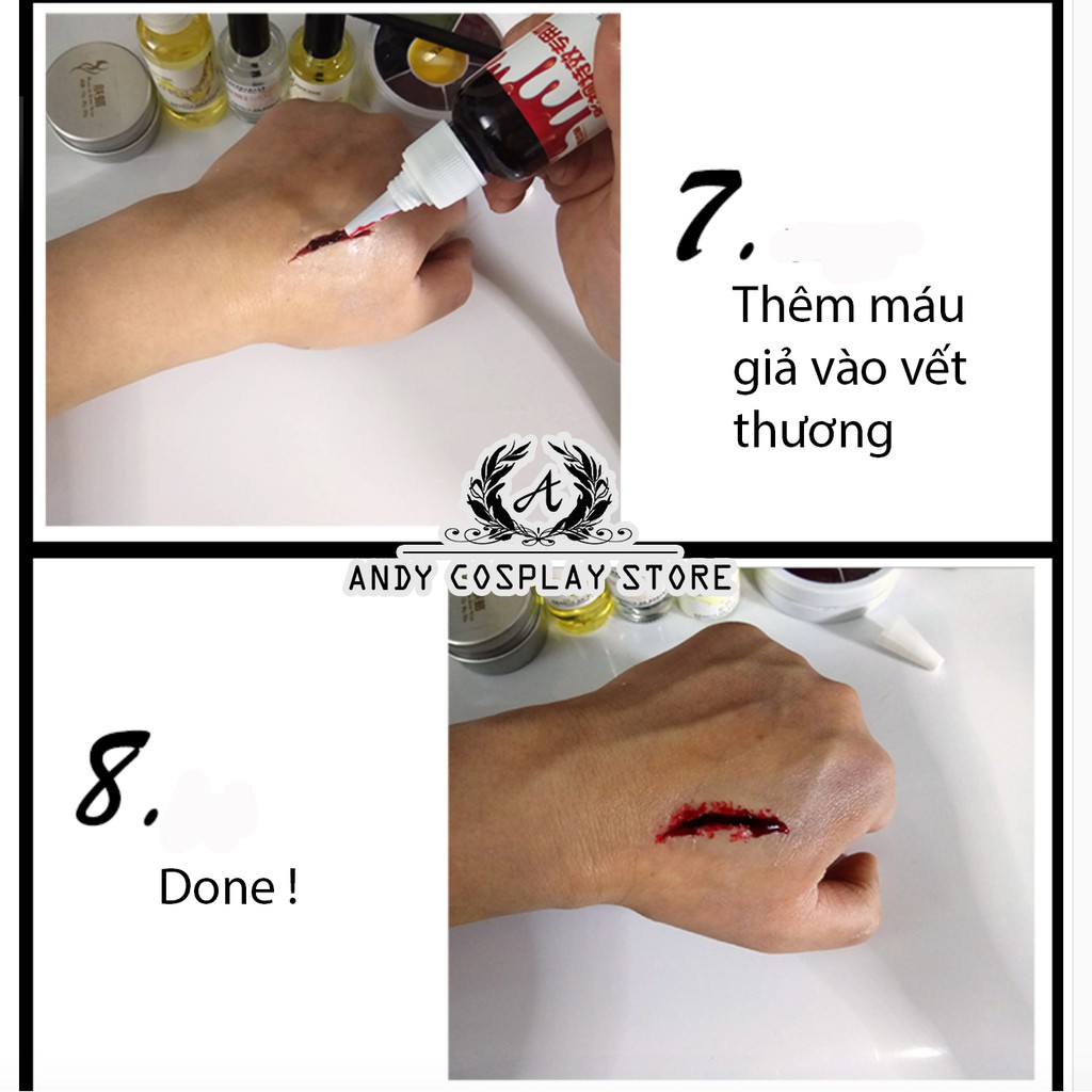 [CÓ SẴN] Sáp kem hóa trang kinh dị Halloween