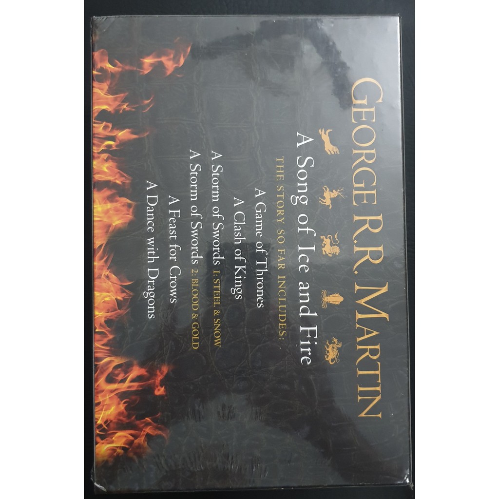 Bộ truyện ngoại văn: Song of Ice and Fire Box Set ( 6 Vol)