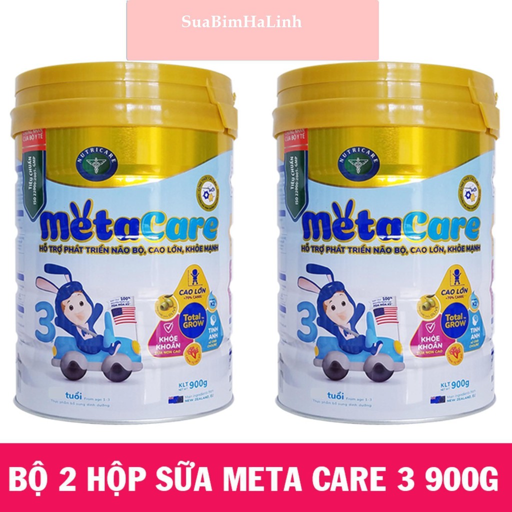 Combo 2 hộp Sữa Metacare 3 900g ( Date 2022 )