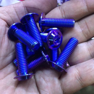 Ốc titan gr5 8 li 25 dù mỏng dùng gắn đĩa chế hoặc zin