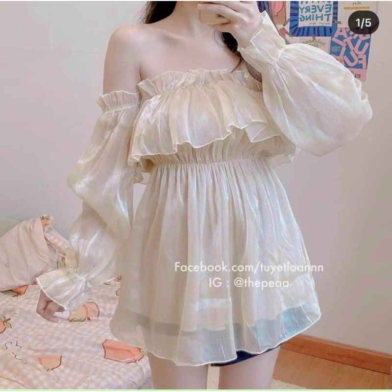 ÁO TƠ BẸT VAI BÈO NGỰC