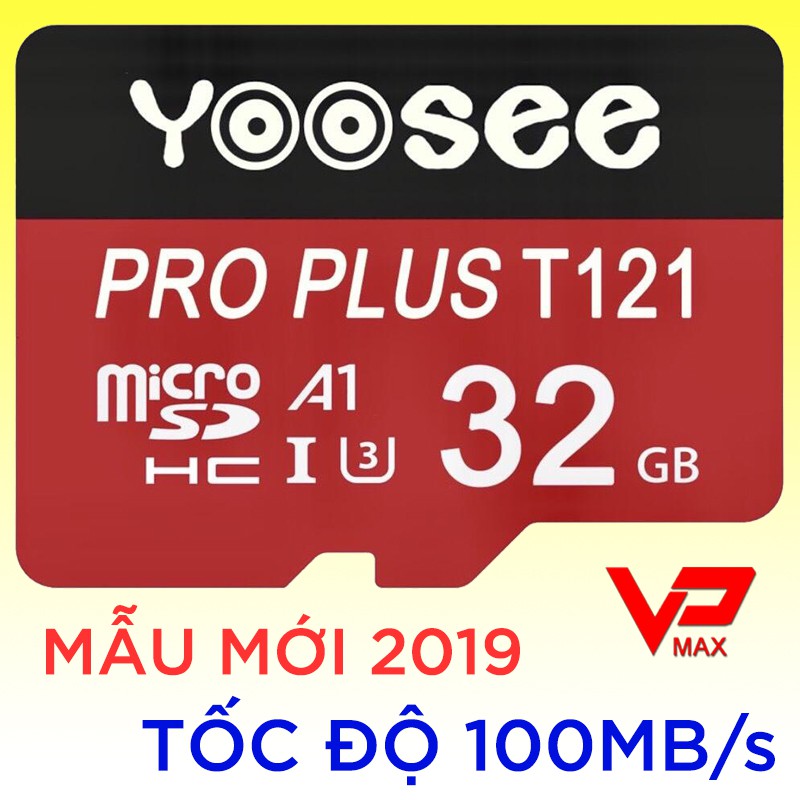 Thẻ nhớ Micro HC Yoosee 64GB - 32GB - 16GB u3 tốc độ cao 100MB siêu bền | BigBuy360 - bigbuy360.vn