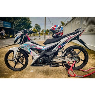 Tem rời dán xe sonic xe trắng
