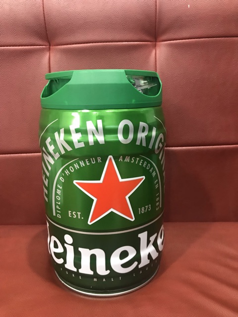 Thùng 2 bom Heineken 5 lít mẫu 2021