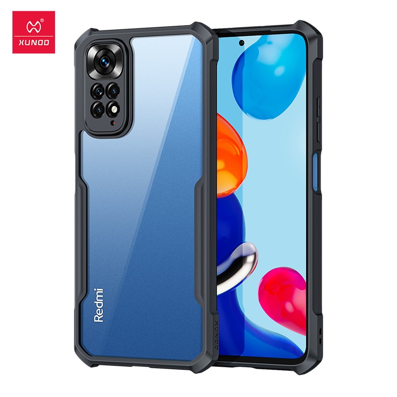 Ốp lưng Redmi Note 11 / Note 11s 4G / Note 12 / 12 4G hiệu Xundd lưng trong viền màu chống sốc chống va đập