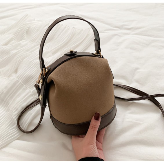 Túi đeo chéo nữ hộp dáng tròn thời trang giá rẻ BAG U TOD18