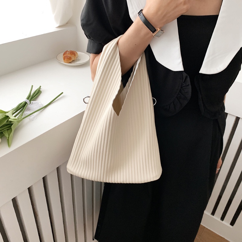 JASMIN NOIR Túi Đeo Chéo In Họa Tiết Kẻ Sọc Thiết Kế Đơn Giản Thời Trang Cho Nữ