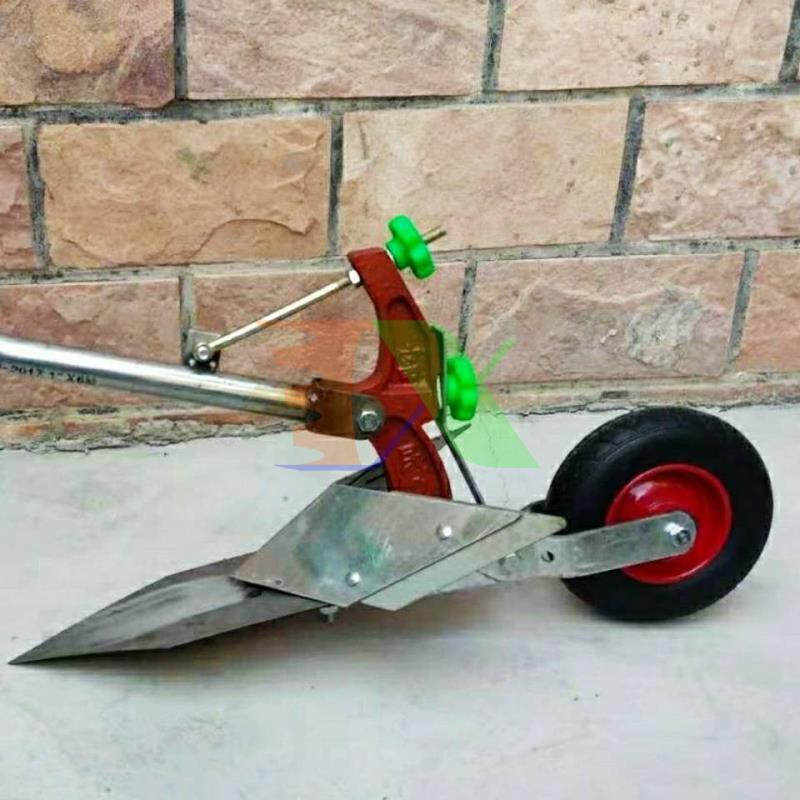Cày tay Người kéo có bánh xe CN-150 cm, Dụng cụ làm tơi xốp đất, Vun đậu ngô, Xới cỏ