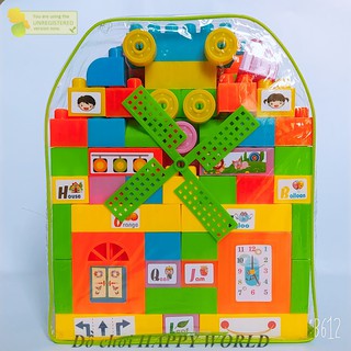 [TRÒ CHƠI TRÍ TUỆ] TÚI XẾP HÌNH LEGO - Trò chơi trí tuệ giúp bé thông minh sáng tạo - Hàng Việt Nam.