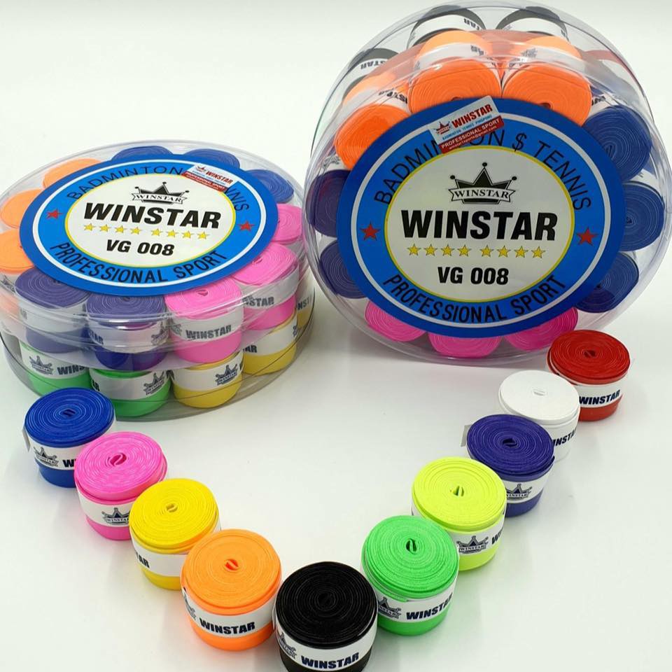 Quấn cán vợt cầu lông WINSTAR siêu thấm VG-008 (1 hộp 10 cuộn)