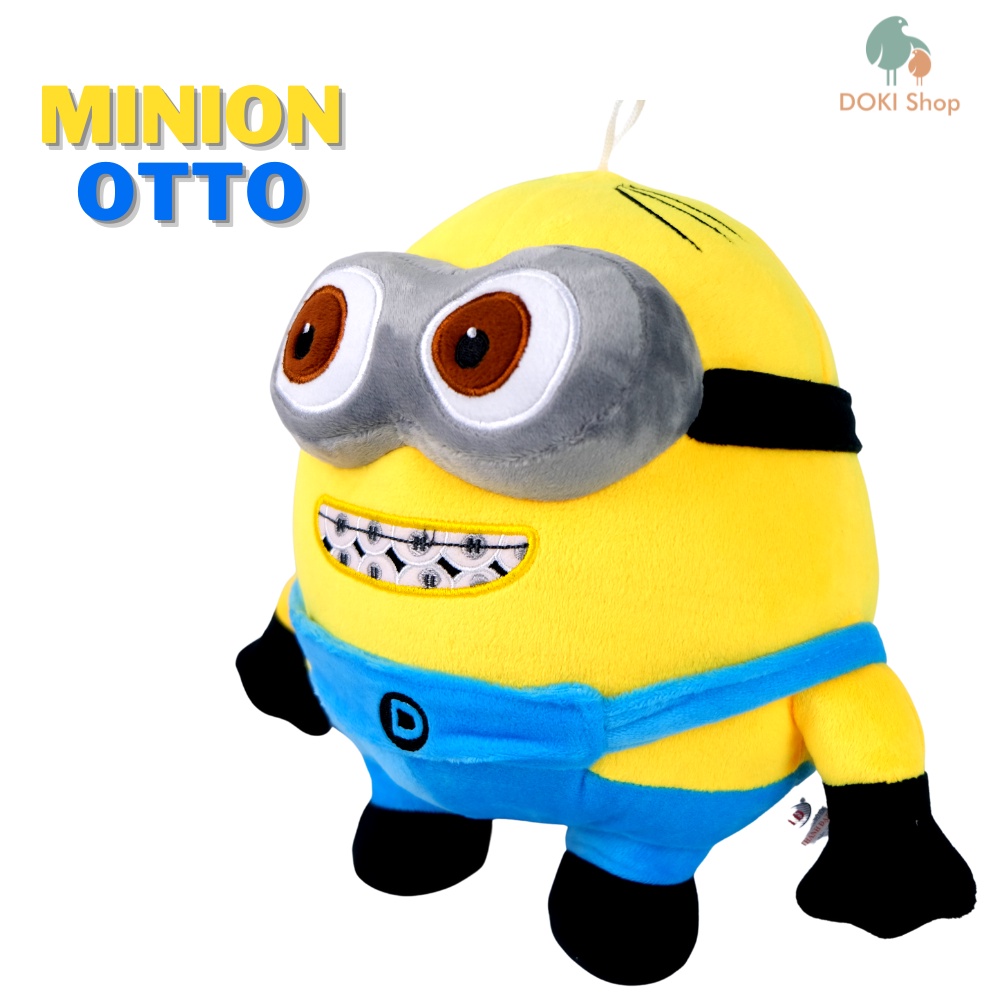 Thú nhồi bông Minion Otto niềng răng, hàng Việt Nam cao cấp, bảo hành 6 tháng