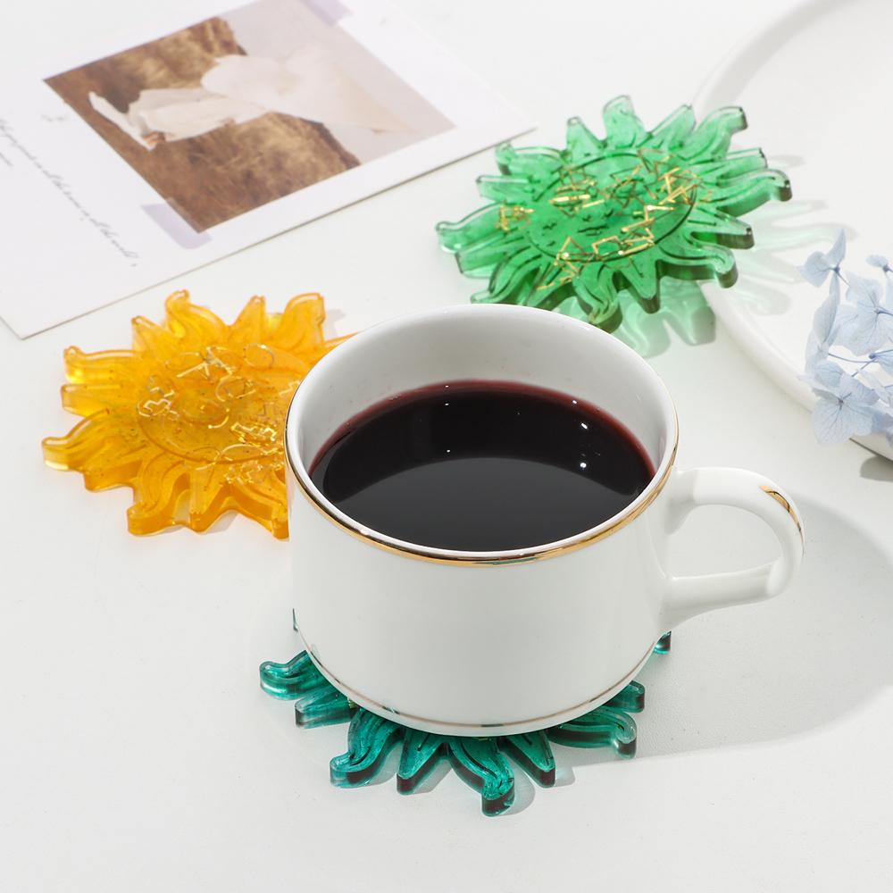 Shoukey Sun Moon Coaster Giải Trí Thủ Công|Đế Lót Ly Thiết Kế Đơn Giản Tiện Dụng